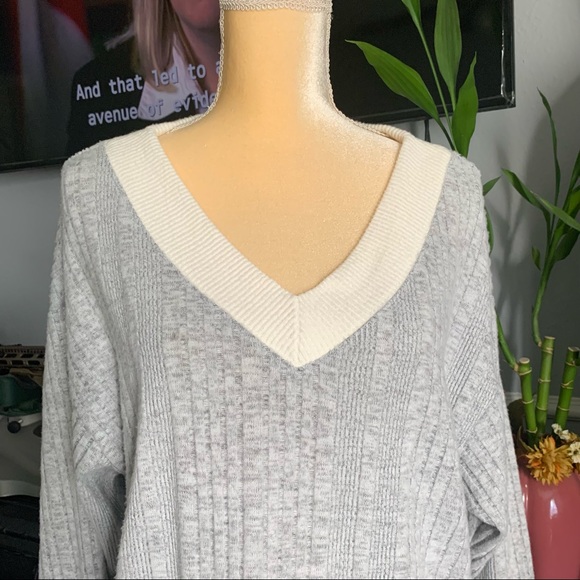 VINCE CAMUTO SLUB FRENCH TERRY TOP SIZE M - Picture 5 of 8